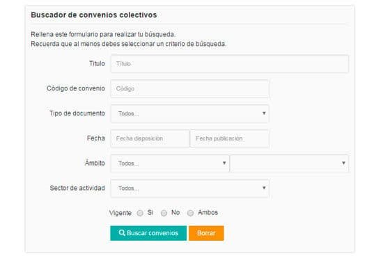 ¿Dónde puedo buscar mi Convenio Colectivo?
