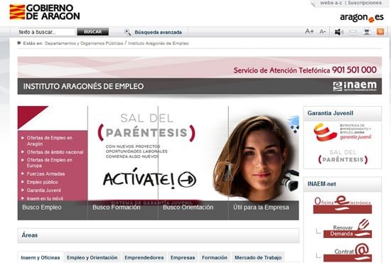 Cómo sellar el paro por internet en Aragón