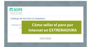 Cómo sellar el paro por Internet en Extremadura