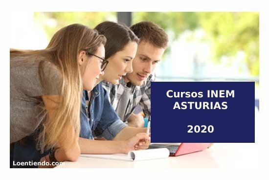Cursos INEM Asturias 2020