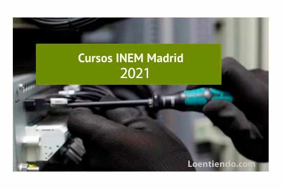 Cursos INEM Madrid 2021
