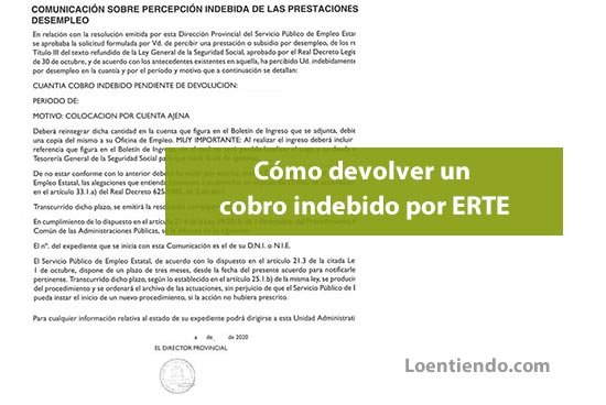 El SEPE comienza a reclamar la devolución de cobros indebidos por ERTE