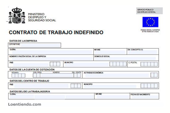 El contrato indefinido