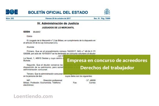 Mi empresa está en concurso de acreedores ¿en qué me afecta?
