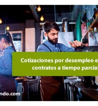 ¿Cómo se cuentan los días cotizados por desempleo en los contratos a tiempo parcial?