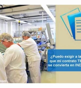 ¿Puedo exigir a la empresa que mi contrato temporal se convierta en indefinido?