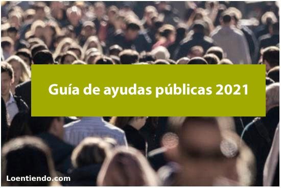 Guía de ayudas públicas 2021