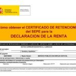 El Certificado de retenciones IRPF del paro 2019