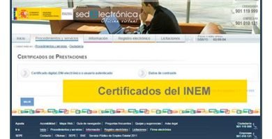 Cómo obtener un certificado del INEM