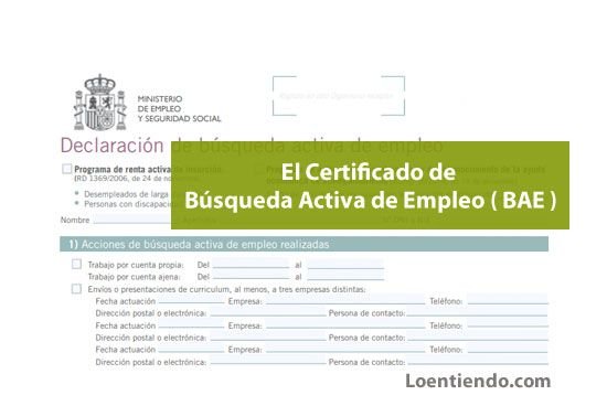Cómo acreditar la búsqueda activa de empleo
