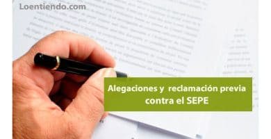 Cómo presentar alegaciones y reclamación previa ante el SEPE (INEM)