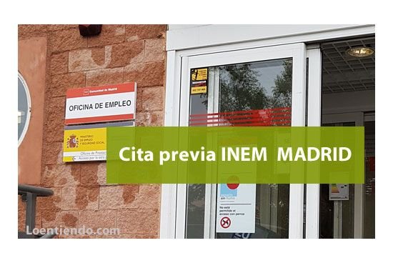 Cita previa INEM Madrid (durante la crisis del coronavirus)