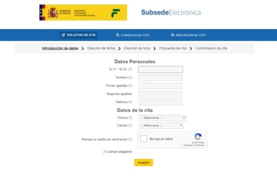 Cita previa FOGASA. Cómo solicitarla online